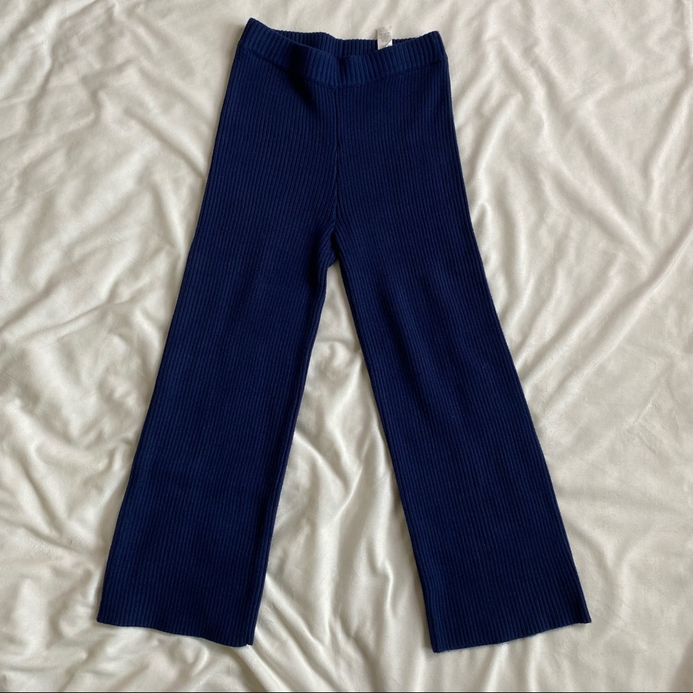 JustFab-Ankle Length Ribbed Pants - Picture 2 of 15